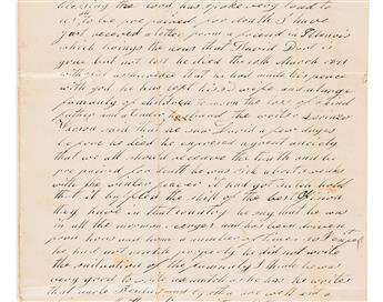 (NEW HAMPSHIRE.) Papers of three generations of the Bill family of Gilsum, NH (cousins of Joseph Smith).